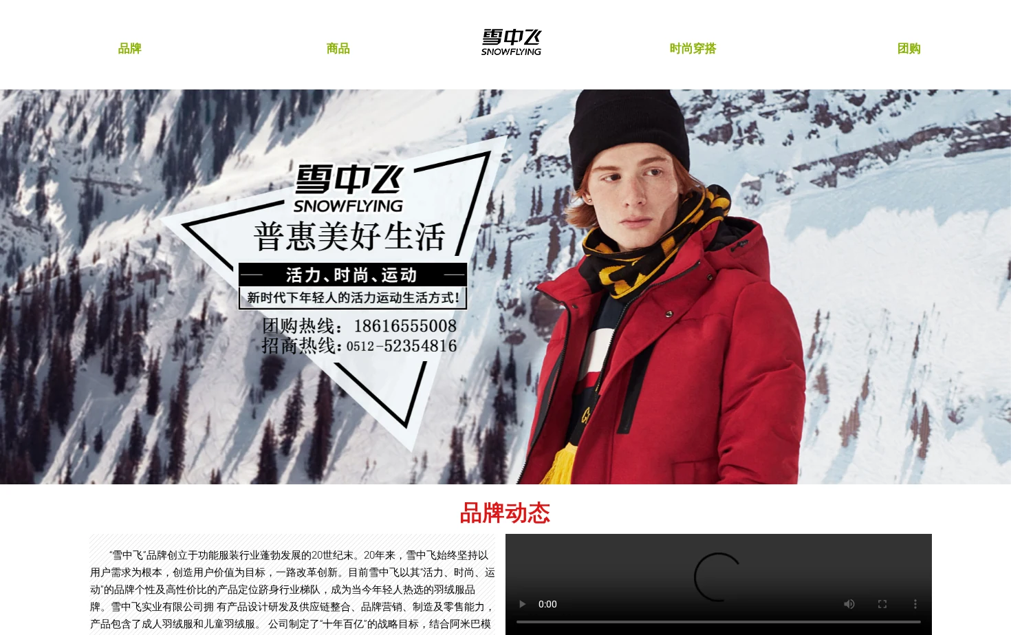 雪中飞 页面快照